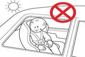 Μην αφήνετε ποτέ το παιδί μόνο του στο αυτοκίνητο