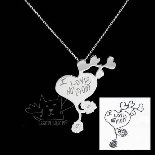 Ζωγραφιές παιδιών που μετατρέπονται σε κόσμημα