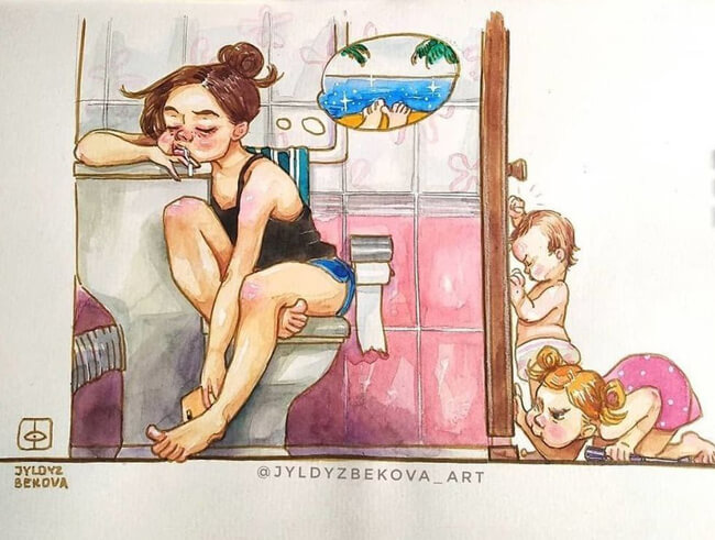 Μαμά στο σπίτι. Κανείς δε μιλάει για αυτές τις δυσκολίες