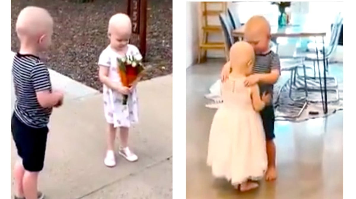 3χρονα παιδιά που πάλεψαν μαζί τον καρκίνο συναντήθηκαν ξανά